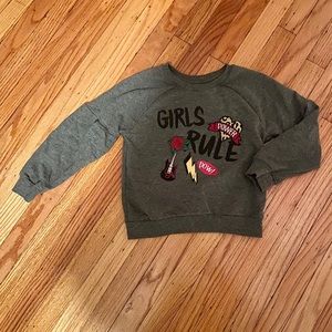 Girls Rule sweatshirt size 6-7